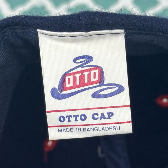 Vintage‎ Otto Cap Adjustable Strap Wool Contra Costa Firefighter Golf Baseball - Picture 6 of 10